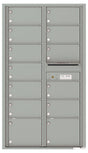 Versatile Front Loading Double Column Commercial Mailbox with 13 Tenant Doors-Silver Speck (SS)