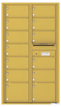 Florence 4C Horizontal Mailbox - 13 Doors - 15 Doors High - Double Column Private Access