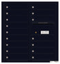 Florence 4C Horizontal Mailbox - 16 Doors - 9 Doors High Private Access
