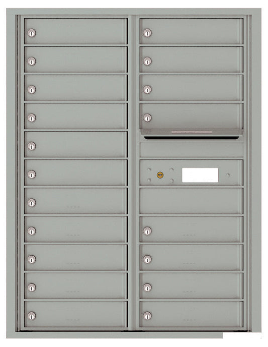 Florence 4C Horizontal Mailbox - 19 Doors - 11 Doors High USPS Access