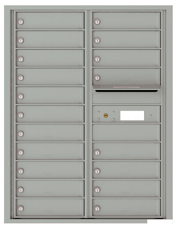 Florence 4C Horizontal Mailbox - 19 Doors - 11 Doors High USPS Access