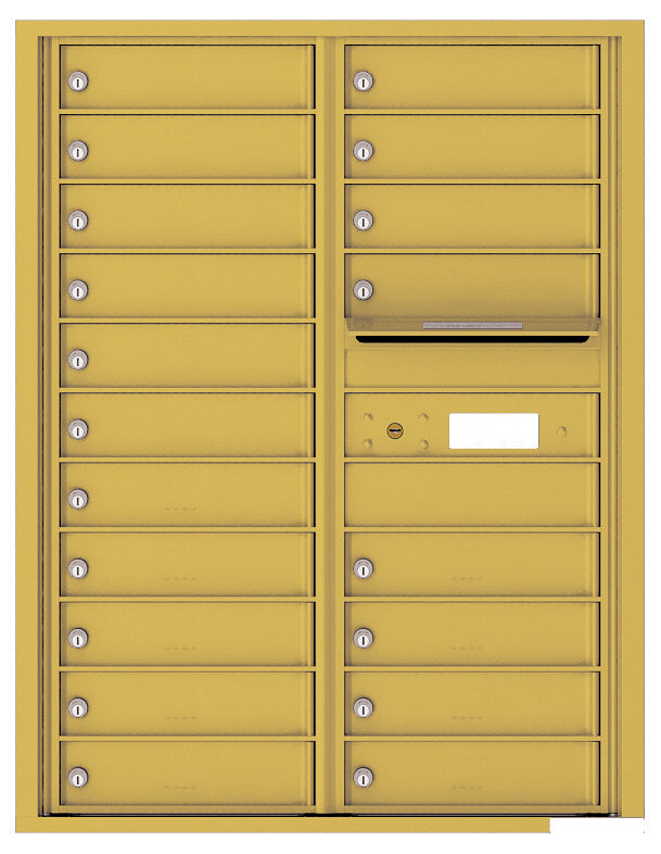 Florence 4C Horizontal Mailbox - 19 Doors - 11 Doors High Private Access