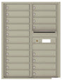Florence 4C Horizontal Mailbox - 19 Doors - 11 Doors High Private Access