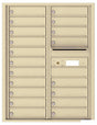 Florence 4C Horizontal Mailbox - 19 Doors - 11 Doors High USPS Access