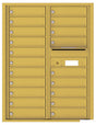 Florence 4C Horizontal Mailbox - 20 Doors - 11 Doors High Private Access