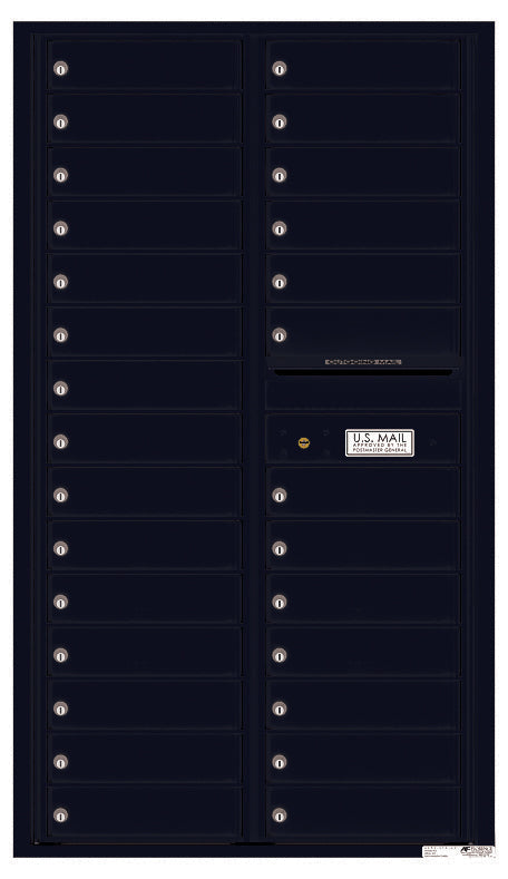 Florence 4C Horizontal Mailbox - 28 Doors - 15 Doors High Private Access
