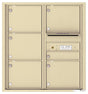 Florence 4C Horizontal Mailbox - 6 Doors - 9 Doors High Private Access