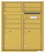 Florence 4C Horizontal Mailbox - 9 Doors, 2 Parcel Lockers - ADA Compliant Max Height Private Access