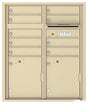 Florence 4C Horizontal Mailbox - 9 Doors, 2 Parcel Lockers - ADA Compliant Max Height Private Access