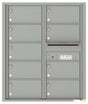 Florence 4C Horizontal Mailbox - 9 Doors - 10 Doors High Private Access