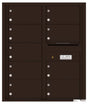 Florence 4C Horizontal Mailbox - 9 Doors - 10 Doors High Private Access