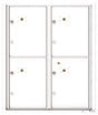 Florence 4C Horizontal Mailbox - 4 Parcel Lockers - ADA Compliant Max Height Private Access
