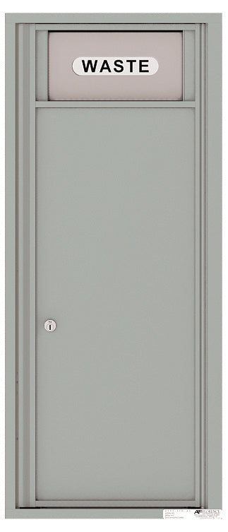 Florence 4C Mailbox Trash/Recycling Bin - 11 Doors High USPS Access