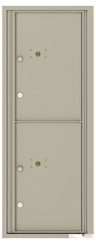Florence 4C Horizontal Mailbox - 2 Parcel Lockers - 12 Doors High Private Access