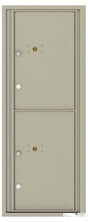Florence 4C Horizontal Mailbox - 2 Parcel Lockers - 12 Doors High Private Access