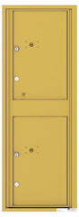 Florence 4C Horizontal Mailbox - 2 Parcel Lockers - 13 Doors High Private Access