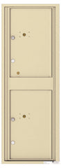 Florence 4C Horizontal Mailbox - 2 Parcel Lockers - 13 Doors High Private Access