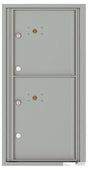 Florence 4C Horizontal Mailbox - 2 Parcel Lockers - 9 Doors High Private Access