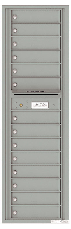 Florence 4C Horizontal Mailbox - 14 Doors - Max Height Private Access