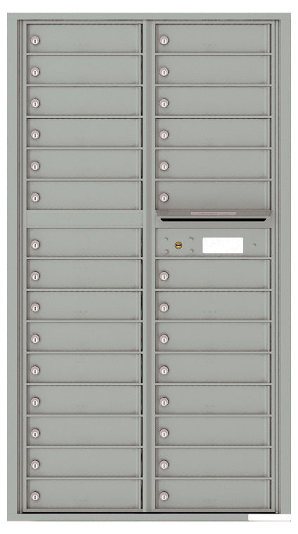 Florence 4C Horizontal Mailbox - 29 Doors - Max Height Private Access