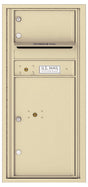 Florence 4C Horizontal Mailbox - 1 Door, 1 Parcel Locker - ADA Compliant Max Height Private Access