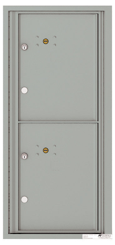 Florence 4C Horizontal Mailbox - 2 Parcel Lockers - ADA Compliant Max Height USPS Access
