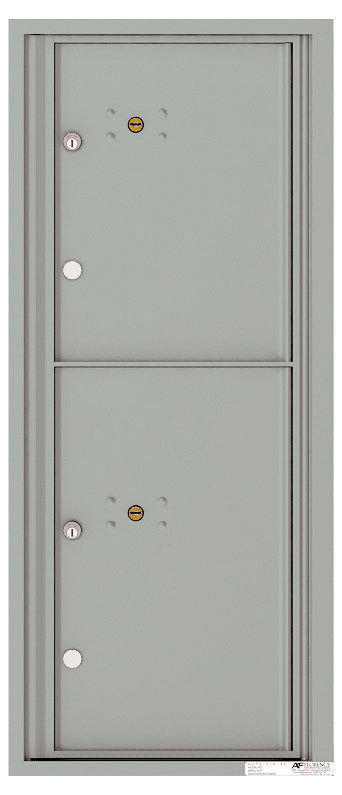 Florence 4C Horizontal Mailbox - 2 Parcel Lockers - 11 Doors High USPS Access