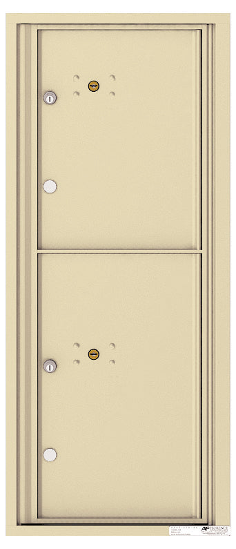 Florence 4C Horizontal Mailbox - 2 Parcel Lockers - 11 Doors High Private Access