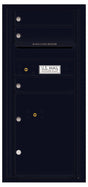 Florence 4C Horizontal Mailbox - 3 Doors, 1 Parcel Locker - ADA Compliant Max Height Private Access
