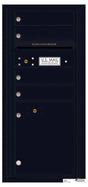 Florence 4C Horizontal Mailbox - 4 Doors, 1 Parcel Locker - ADA Compliant Max Height Private Access
