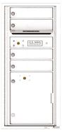 Florence 4C Horizontal Mailbox - 4 Doors, 1 Parcel Locker - ADA Compliant Max Height Private Access