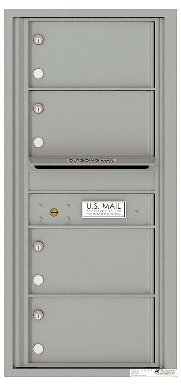 Florence 4C Horizontal Mailbox - 4 Doors - 10 Doors High USPS Access