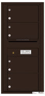 Florence 4C Horizontal Mailbox - 4 Doors - 10 Doors High Private Access