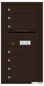 Florence 4C Horizontal Mailbox - 7 Doors - 9 Doors High Private Access