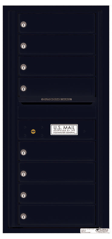 Florence 4C Horizontal Mailbox - 8 Doors - 10 Doors High Private Access