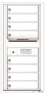 Florence 4C Horizontal Mailbox - 8 Doors - 10 Doors High Private Access