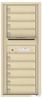 Florence 4C Horizontal Mailbox - 9 Doors - 11 Doors High Private Access