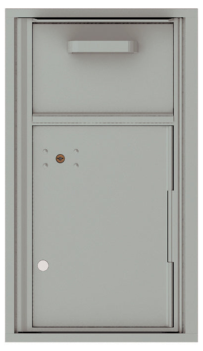 Florence 4C Mailbox Hopper Collection Drop Box - 8 Doors High USPS Access