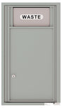 Florence 4C Mailbox Trash/Recycling Bin - 8 Doors High USPS Access