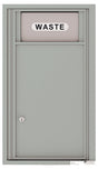 Florence 4C Mailbox Small Trash/Recycling Bin - 9 Doors High USPS Access