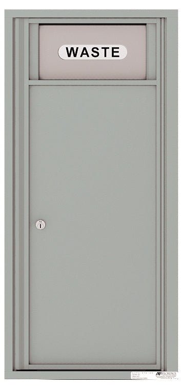 Florence 4C Mailbox Medium Trash/Recycling Bin - ADA Compliant Max Height USPS Access