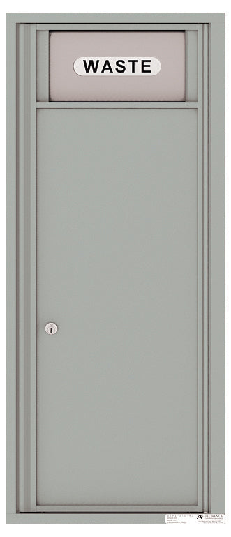 Florence 4C Mailbox Large Trash/Recycling Bin - 12 Doors High USPS Access