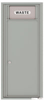 Florence 4C Mailbox Large Trash/Recycling Bin - 12 Doors High USPS Access