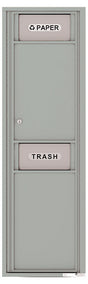 Florence 4C Mailbox Extra Large Trash/Recycling Bin - Max Height USPS Access
