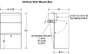 Vertical Stainless Steel Wall Mount Letter Locker
