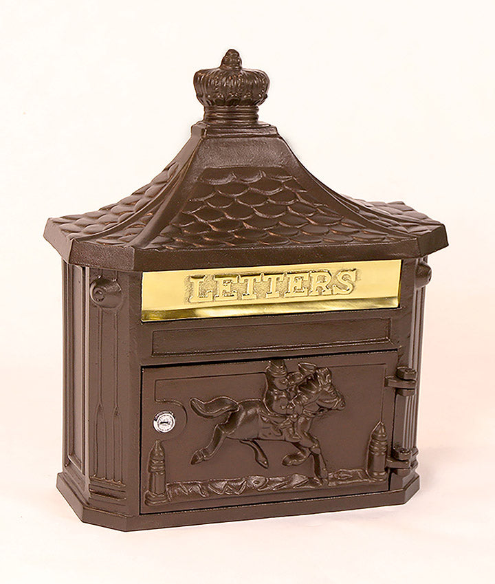 Amco Victorian Wallmount Mailbox in Bronze