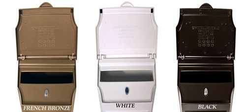 Whitehall Wall Mailbox with Removable Locking Insert