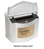 Wall Mount Mailbox with Eagle Emblem