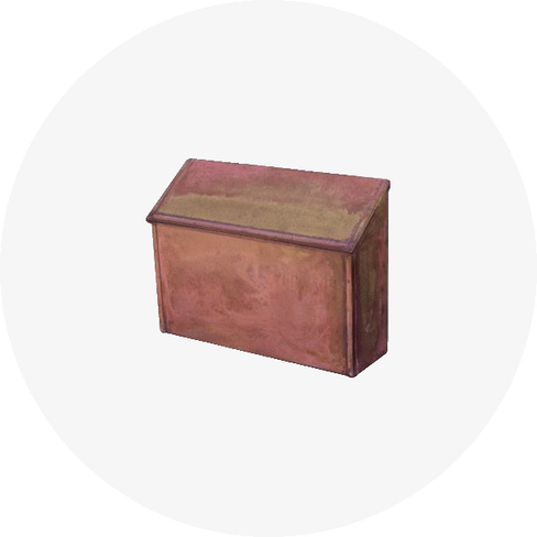 Copper / Brass Wall Mount Mailboxes