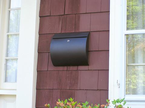 Spira Unique Wall Mount Mailbox - Black